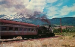 Postcard The Steam Train, Mccloud, California - Mt. Shasta. Fixed Price $6.95.