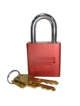 American Series A1205 Aluminum PADLOCK-1-1/8" X 5/16" Shackle-color Red-new!. Fixed Price $34.95.
