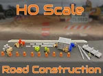 77 Pc Ho Scale Construction - 3D Model Railroad Train Scenery With Lights. Fixed Price $25.97.