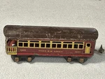 Lionel/ives Rr Lines Gauge #1691 Pullman Coach Car. Fixed Price $19.95.