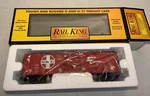 Rail King Mth RK-7406L Santa Fe Red & Black Semi-scale Box Car. Fixed Price $19.99.