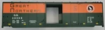 K-line K761-1591-2 Gauge Great Northern Boxcar Shell With Doors #39398. Fixed Price $15.00.