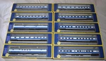 Ahm 10 Car Passenger Set Colorado Eagle - Ho Gauge In Boxes. Fixed Price $114.99.