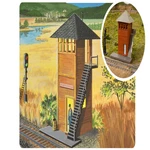 Bachmann Trains - Plasticville U.s.a. 75TH Anniversary Switch Tower Kit Ho. Fixed Price $47.31.