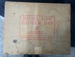 Vintage 1950'S Louis Marx & Co. Deisel Type Electric Train Set Original Box. Fixed Price $125.00.