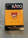 Kato N-scale 106-104 C&nw E-8 Locomotive And Passenger Car Set. Fixed Price $299.00.
