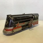 Hafner #2000 Tin Plate Wind-up Locomotive 8.5" Long. Fixed Price $24.99.