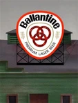 Miller's Ballantine Lager Beer Animated Neon Sign O/ho 88-0501. Fixed Price $39.99.