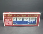 K-line O/O27 Scale Kcc Gondola With Crates # K-900051C Mib L180. Fixed Price $24.65.
