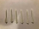 Lionel Parts 45 6544 6844 Set Of White Missiles With Weight. Fixed Price $8.95.
