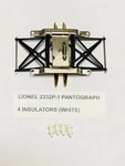 Lionel 2322 GG1 Replacement 2332P-1 Pantograph With 4 White Insulators. Fixed Price $22.00.