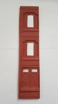 Korber Models #D0071 - Scale Narrow Wall W/ Double Door. Fixed Price $21.95.