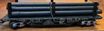 Rare Vintage Marx Boston & Maine 33773 Pipe Load Flat Car. Fixed Price $49.55.