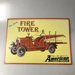 The Line Beautiful American Juvenile Vehicles Fire Tower Aaa Sign Company. Fixed Price $25.00.