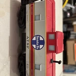 K-line Santa Caboose "safety First" Atsf 613803 Illuminated Works. Fixed Price $28.00.
