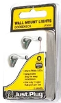 Woodland Scenics JP5662 Just Plug Gooseneck Wall Mount Lights (pack Of 2). Fixed Price $15.02.