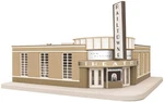 Mth 30-9054 Illuminated Railtowne Movie Theater Mib. Fixed Price $79.99.