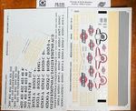 Microscale Decal #48-646 Chicago & North Western (diesels Emd F-units) 1:48TH. Fixed Price $11.79.