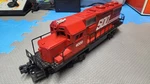 Lionel #18825 Soo Line GP-38-2 Red Diesel Engine Gauge. Fixed Price $119.00.