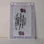 Microscale Decals: Conrail Diesel Loco GP-40-2 1992. Fixed Price $12.95.