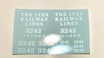 Ives Std Gauge 3242 Loco Engine (not Included) White Water Decals Look!. Fixed Price $11.00.