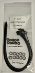Ten Lionel 61-22 Lamp Contact (151-38) W/12" Wire & 61-13 Washer R-91 Springs. Fixed Price $15.00.
