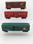 Weaver, K-line & Williams Assorted Train Cars 3 Ex. Fixed Price $41.59.