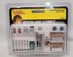 Woodland Scenics A2764 Accents Street Accessories (set Of 18). Fixed Price $26.56.