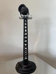 Marx Gauge 14" Black Metal Frame Single Beacon Flood Light Tower 436. Fixed Price $19.74.