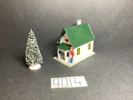 Lionel Prewar O-gauge 184A-1 Tinplate Illuminated Bungalow (repro). Fixed Price $55.00.