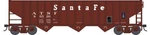 Bowser 43486 Scale 70 Ton 14 Panel Bay Hopper Santa Fe Atsf 80320. Fixed Price $24.99.