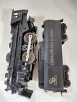 Marx 666 Gauge Model Railroad 2-4-2 Steam Engine W/lionel C&o Tender (read). Fixed Price $30.00.