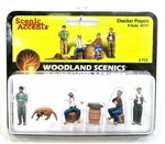 Scale Woodland Scenics A2727 Accents Checker Players (8) Pcs. Fixed Price $24.64.