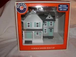 Lionel 1930370 Braga House Fully Assembled O27 Mib W Peel Stick Light Sealed. Fixed Price $64.00.