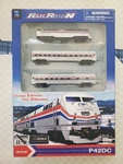 Vtg Newray B/o Amtrak Train Set Railroad Scale Die Cast P42DC Limited Htf. Fixed Price $100.00.