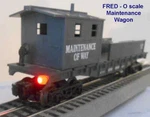 End Of Train Device For & Scale With Flashing Red Led Kit. Fixed Price $5.50.