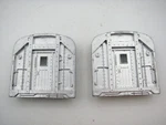 Lionel 2500 Series Plain Ends (two Pieces) P/n 2532-41, Silver Used, Exc. Fixed Price $10.50.
