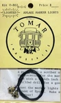 Tomar Industries O-807 Ho R-g-g Lens Lighted Adlake Marker Lights Kit. Fixed Price $29.99.