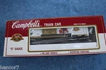 1994 K-line #K649201 Campbell's Soup 125TH Anniversary Box Car L2603. Fixed Price $77.00.