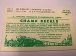 Ho Champ Decals Scale HB-1 Missouri Kansas Texas Mkt Box Car Nip. Fixed Price $7.00.