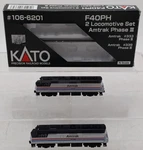 Kato 106-6201 N Amtrak Phase Iii F40PH Diesel Locomotive Set Ex/box. Fixed Price $254.99.