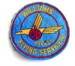 Williams Flying Service Patch Pilot Cloth Rare Original Vintage. Fixed Price $100.00.