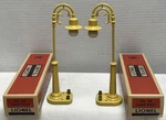 2 Lionel Postwar O-gauge 58 Lamp In Repro Box #4. Fixed Price $59.99.