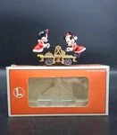 (b) Lionel 6-18433 Mickey Minnie Mouse Disney Christmas Handcar Gauge. Fixed Price $89.99.