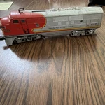 Lionel Gauge Santa Fe 2333 F3 Diesel Locomotive Analog Ac 3-RAIL. Fixed Price $74.89.