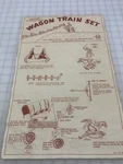 Marx Wagon Train Instruction Sheet 1207 Side, Red Ink, Displays Well.. Fixed Price $124.99.