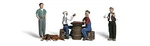 Woodland Checker Players - Scale Model Railroad Figure #A2727. Fixed Price $25.27.