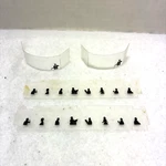Mth Bump-n-go Trolley Window Inserts Both Sides With Front And Back. Fixed Price $6.00.
