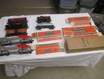 Lionel 2175W Five-car 2343 Santa Fe Twin A-a F3 Diesel Freight Set W/ Some Boxes. Fixed Price $375.00.