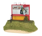 Williams Illuminated Uncle Sam Wants You Army Operating Billboard Kline 42604. Fixed Price $64.99.